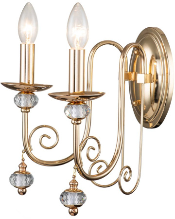 картинка Бра Shine 678/2A E14*40W Gold от магазина BTSvet