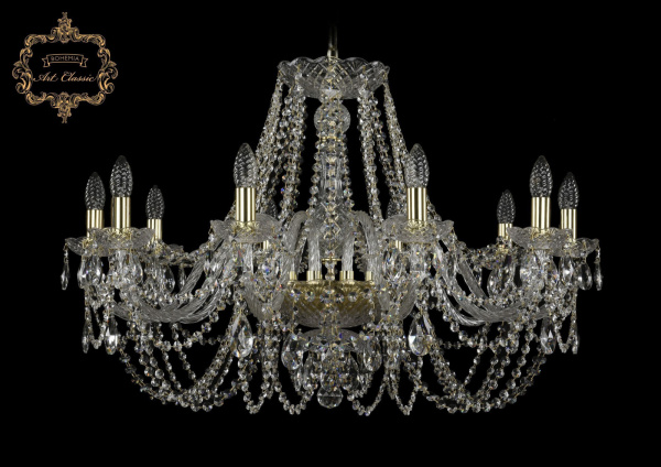 Хрустальная подвесная люстра 11.11.10.300.Gd.Sp