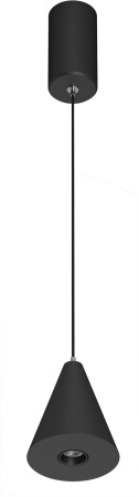 Подвесной светильник LED SP-ELEMENTA-CONE-R83-9W Warm3000 (BK, 39 deg, 230V) (Arlight, IP40 Металл, 3 года) 032771