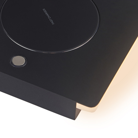 картинка Настольная лампа светодиодная с выключателем и беспроводным ЗУ Zanzibar 6716 IP20 от магазина BTSvet