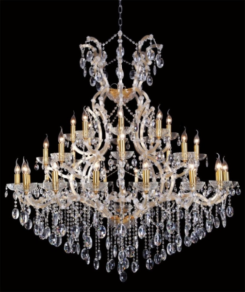 Большая люстра HOLLYWOOD SP16+8+8 GOLD