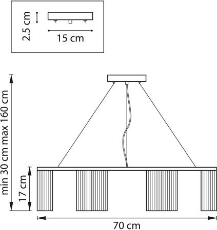 картинка Подвесная люстра Roma 718127 от магазина BTSvet