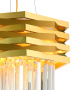 картинка Подвесная люстра хрустальная SPEAR 76013/5C GOLD от магазина BTSvet