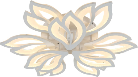 Люстра потолочная светодиодная Julia 10228/9 LED LED*137W Matt White