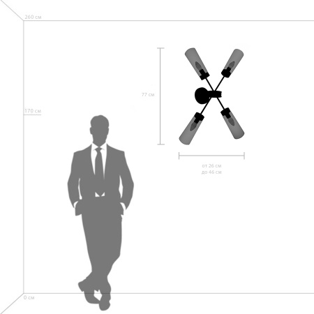 картинка Настенный светильник Crotone 690643 от магазина BTSvet