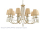 картинка Подвесная люстра VICTORIA SP10 GOLD/AMBER от магазина BTSvet