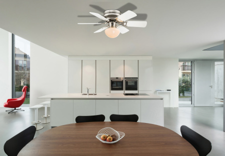 картинка Потолочная люстра с вентилятором 0307W от магазина BTSvet