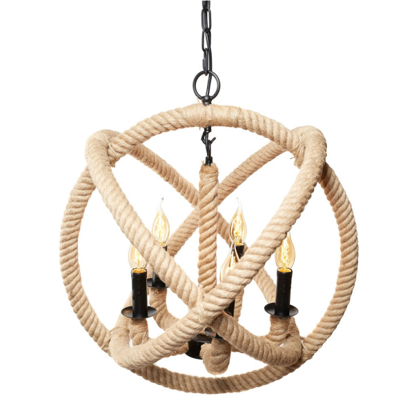 картинка Подвесная люстра Wicker LOFT1194-5 от магазина BTSvet