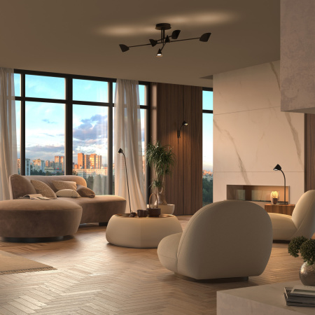 картинка Потолочная люстра светодиодная Capuccina 7580 от магазина BTSvet