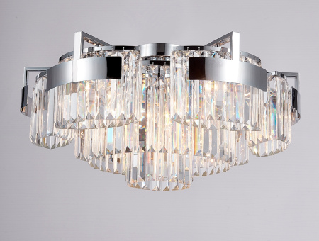 картинка Потолочная люстра хрустальная 4356+3/PL chrome от магазина BTSvet