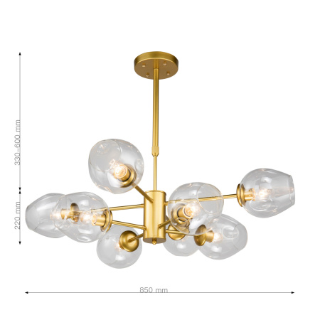 картинка Потолочная люстра Recens 2625-8P от магазина BTSvet