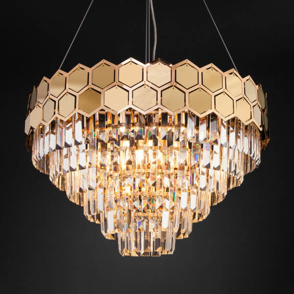 картинка Подвесная люстра хрустальная с управлением смартфоном Ariana 10124/8 от магазина BTSvet