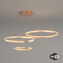 картинка Подвесная люстра светодиодная с пультом и управлением смартфоном регулировкой яркости Smart Gap 90280/3 от магазина BTSvet