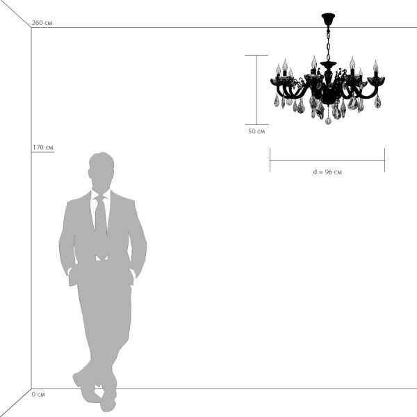 картинка Подвесная люстра ARTIFICI 719108 от магазина BTSvet