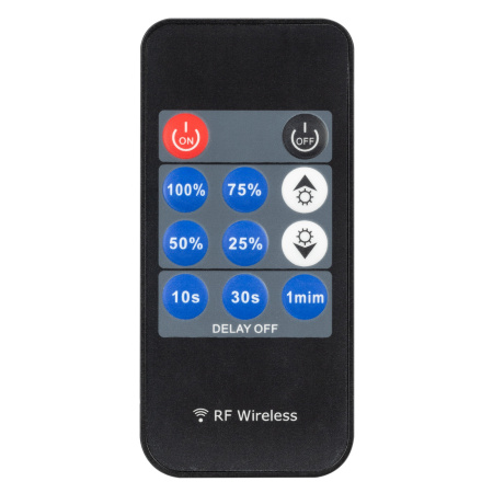 картинка Диммер LN-RF11B-DIM (12-24V, 3x6A, ПДУ Карта 11 кн) (Arlight, IP20 Металл, 1 год) 025109 от магазина BTSvet