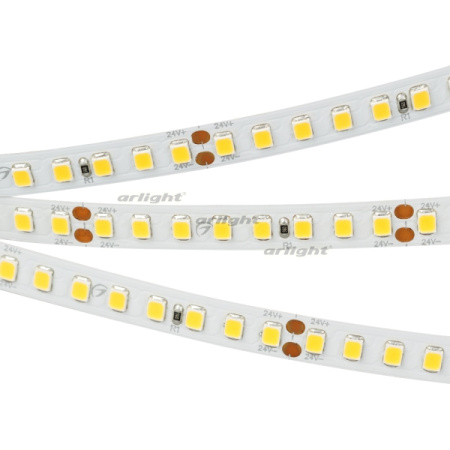 Светодиодная лента RT 2-5000-50m 24V Warm2700 2x (2835, 160 LED/m, LUX) (12 Вт/м, IP20) 024554(1)