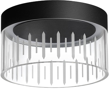 Светильник накладной светодиодный черный 359004 AURA OVER