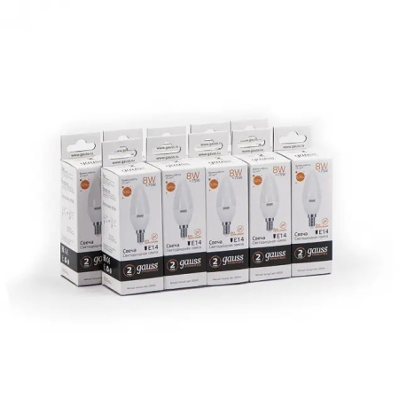 картинка Лампочка LED Elementary Candle 8W E14 3000K 33118 от магазина BTSvet