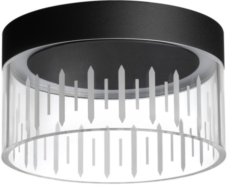 Светильник накладной светодиодный черный 359004 AURA OVER