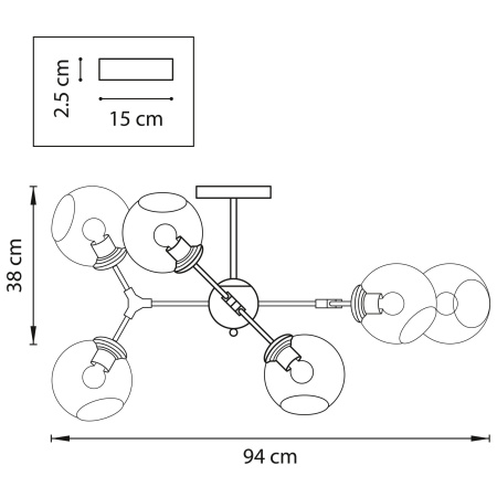 картинка Потолочная люстра Beta 785067 от магазина BTSvet