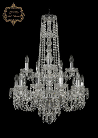 Хрустальная подвесная люстра 11.23.10+5.200.2d.h-85.Cr.Dr