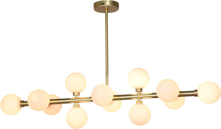Потолочная люстра на штанге Golden 712P/12 GL-WH