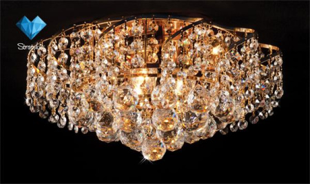 картинка Хрустальная люстра 16017/6 золото Strotskis от магазина BTSvet