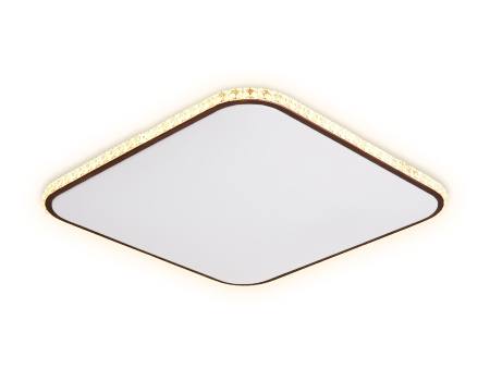 картинка Потолочный светильник светодиодный с пультом регулировкой цветовой температуры и яркости с ночным режимом ORBITAL FF76 от магазина BTSvet