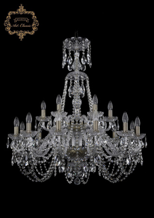 Хрустальная подвесная люстра 11.11.12+6.300.2d.XL-94.Br.Sp