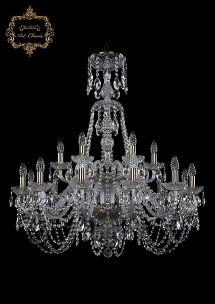 Хрустальная подвесная люстра 11.11.12+6.300.2d.XL-94.Br.Sp
