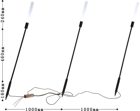 картинка Грунтовый светильник Reedy 4048-3T от магазина BTSvet