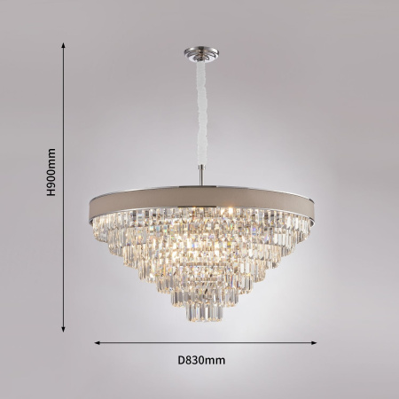 картинка Подвесная люстра хрустальная Etna 2902-11P от магазина BTSvet