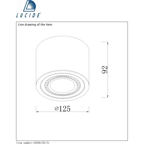 картинка Накладной светильник OPAX 33956/05/31 от магазина BTSvet