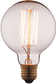 Ретро лампочка накаливания Эдисона груша E27 60W 2400-2800K G9560