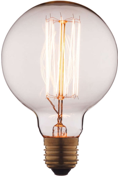 Ретро лампочка накаливания Эдисона груша E27 60W 2400-2800K G9560