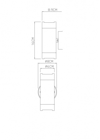 картинка Архитектурная подсветка светодиодная Atlas A3503AL-2BK IP44 от магазина BTSvet