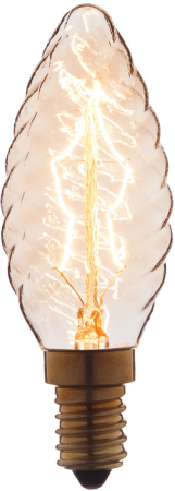 Ретро лампочка накаливания Эдисона свеча E14 40W 2400-2800K 3540-LT