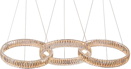 Подвесной светильник хрустальный светодиодный 8243/S chrome