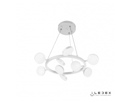 картинка Подвесной светильник светодиодный диммируемый с пультом Totes FS-016-D9 63W WH от магазина BTSvet