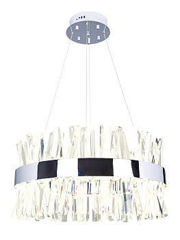 Подвесная люстра хрустальная светодиодная с пультом и управлением смартфоном регулировка цветовой температуры и яркости ночной режим и таймер INNOVATION STYLE 83048