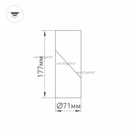 картинка Светильник спот SP-TWIST-SURFACE-R70-12W Day4000 (WH-BK, 30 deg) (IP40 Металл) 025453 от магазина BTSvet