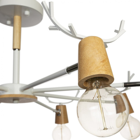 картинка Потолочная люстра для детской Sven 10024/8 White от магазина BTSvet