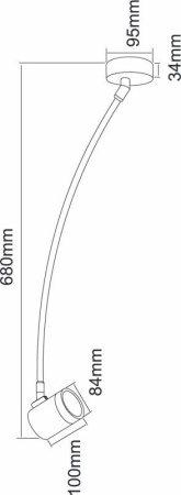 картинка Подсветка для витрин Mobby 688008 от магазина BTSvet