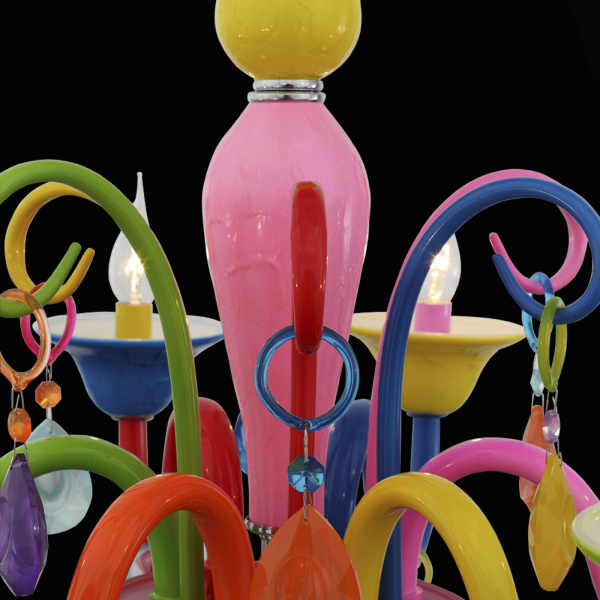 картинка Разноцветная люстра для детской Delizia SL672.963.06 от магазина BTSvet