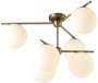 картинка Потолочная люстра на штанге FELIZ FELIZ SP-PL6 BRONZE/WHITE от магазина BTSvet