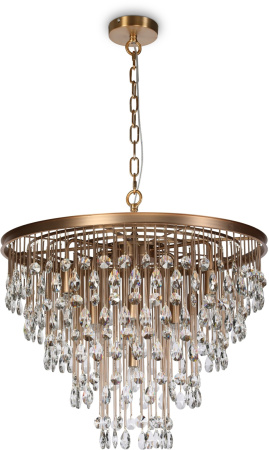 картинка Подвесная люстра хрустальная Linn MOD091PL-09G от магазина BTSvet