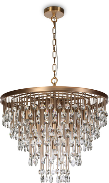 картинка Подвесная люстра хрустальная Linn MOD091PL-09G от магазина BTSvet