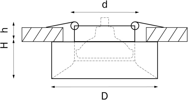 картинка Встраиваемый светильник Levigo L01002021 (010020+510021) от магазина BTSvet