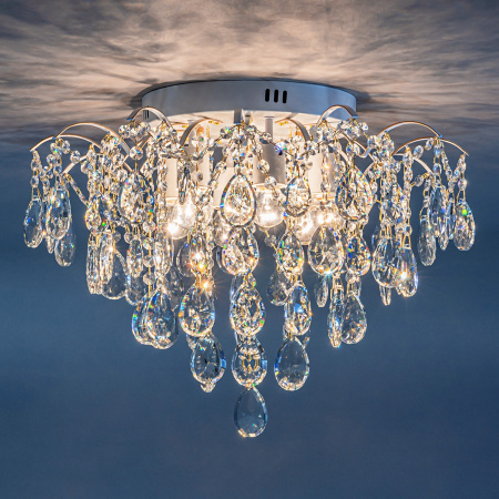 картинка Люстра потолочная Selena 1126/6 E27*60W White/Gold от магазина BTSvet