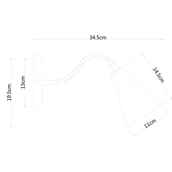 картинка Спот на штанге Dorm A1408AP-1AB от магазина BTSvet